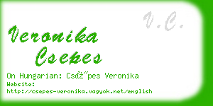 veronika csepes business card